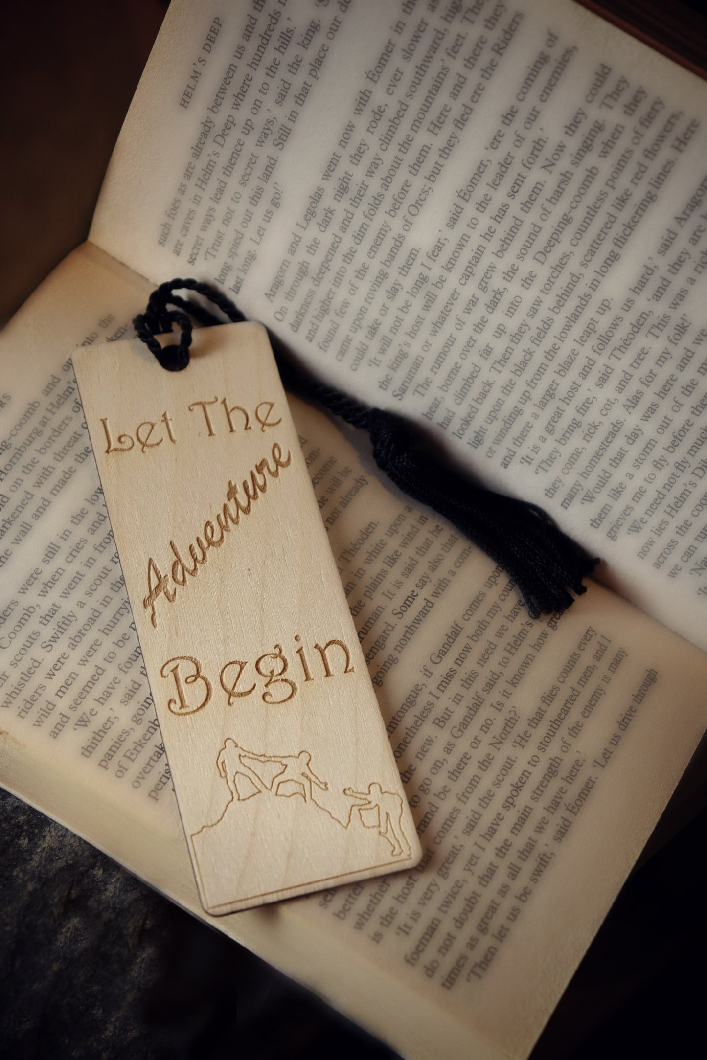 Friends Let The Adventure Begin Bookmark