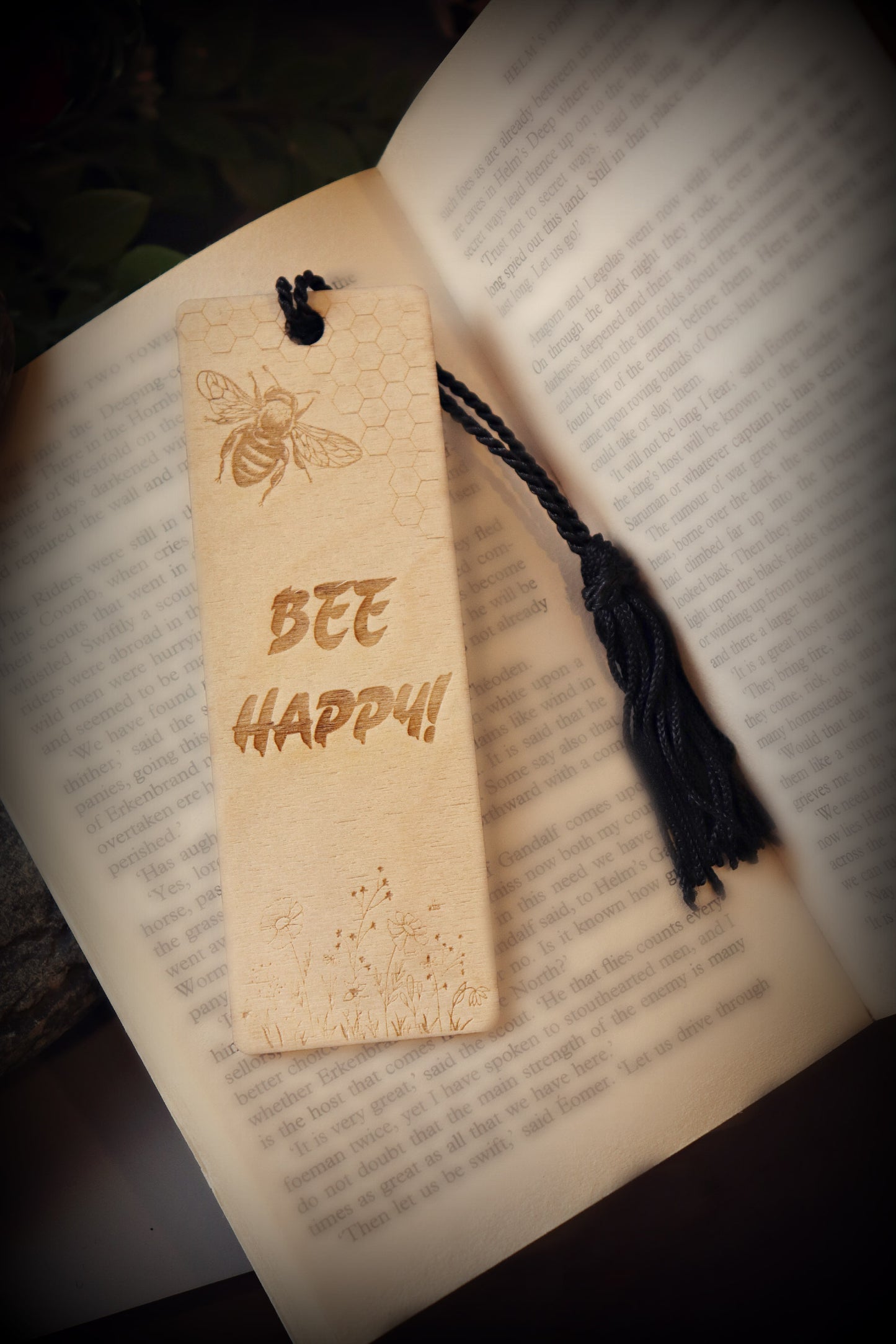 Bee Happy Bookmark