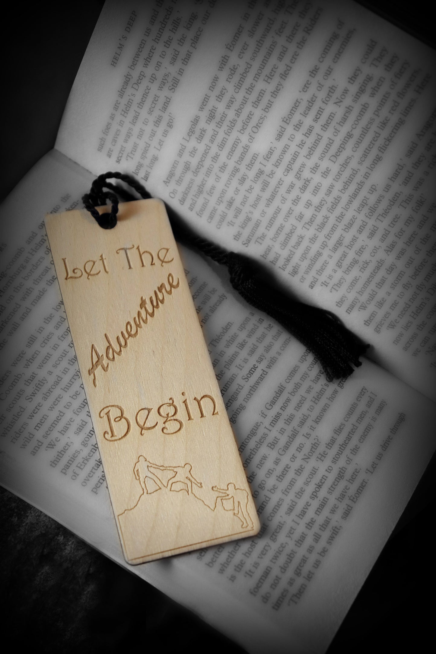 Friends Let The Adventure Begin Bookmark