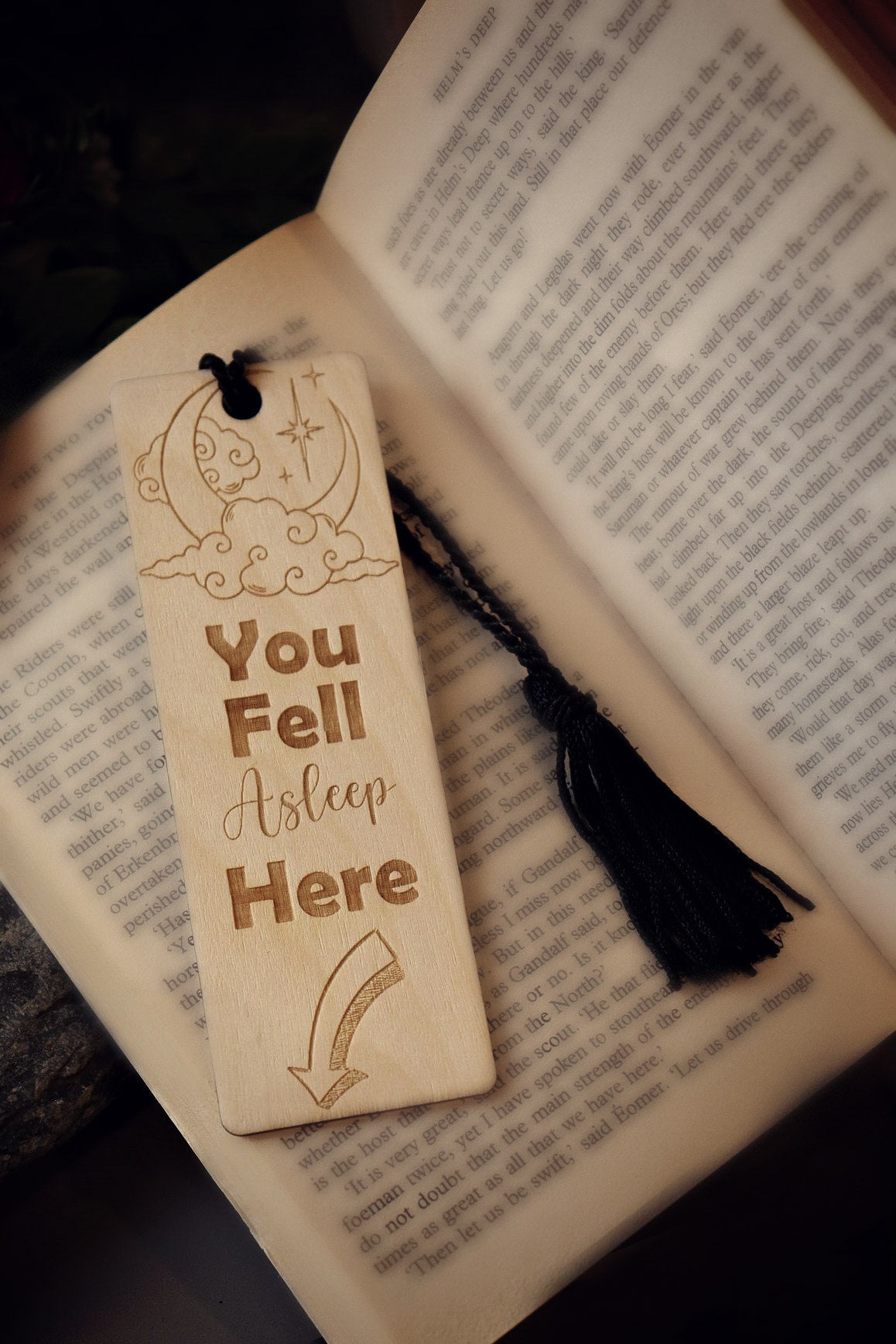 You Fell Asleep Here Bookmark