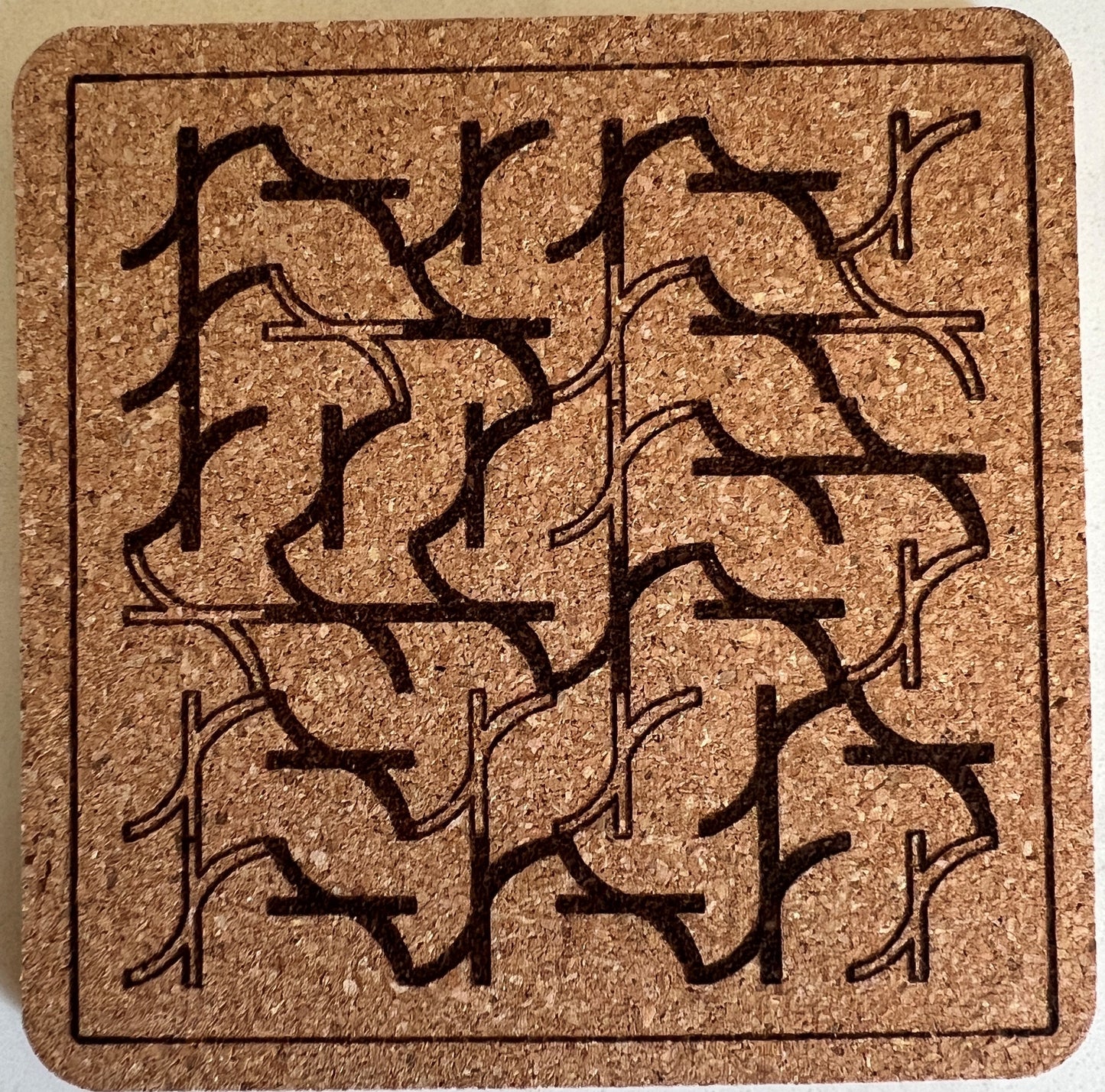 Azulejo Cork Coasters