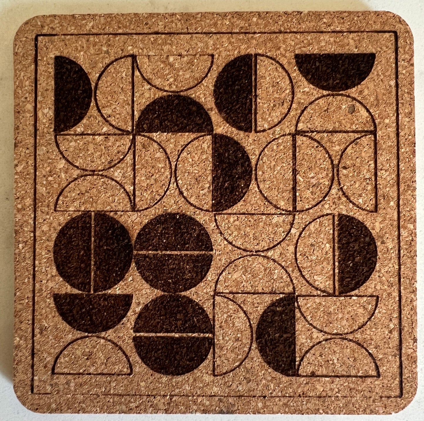 Azulejo Cork Coasters