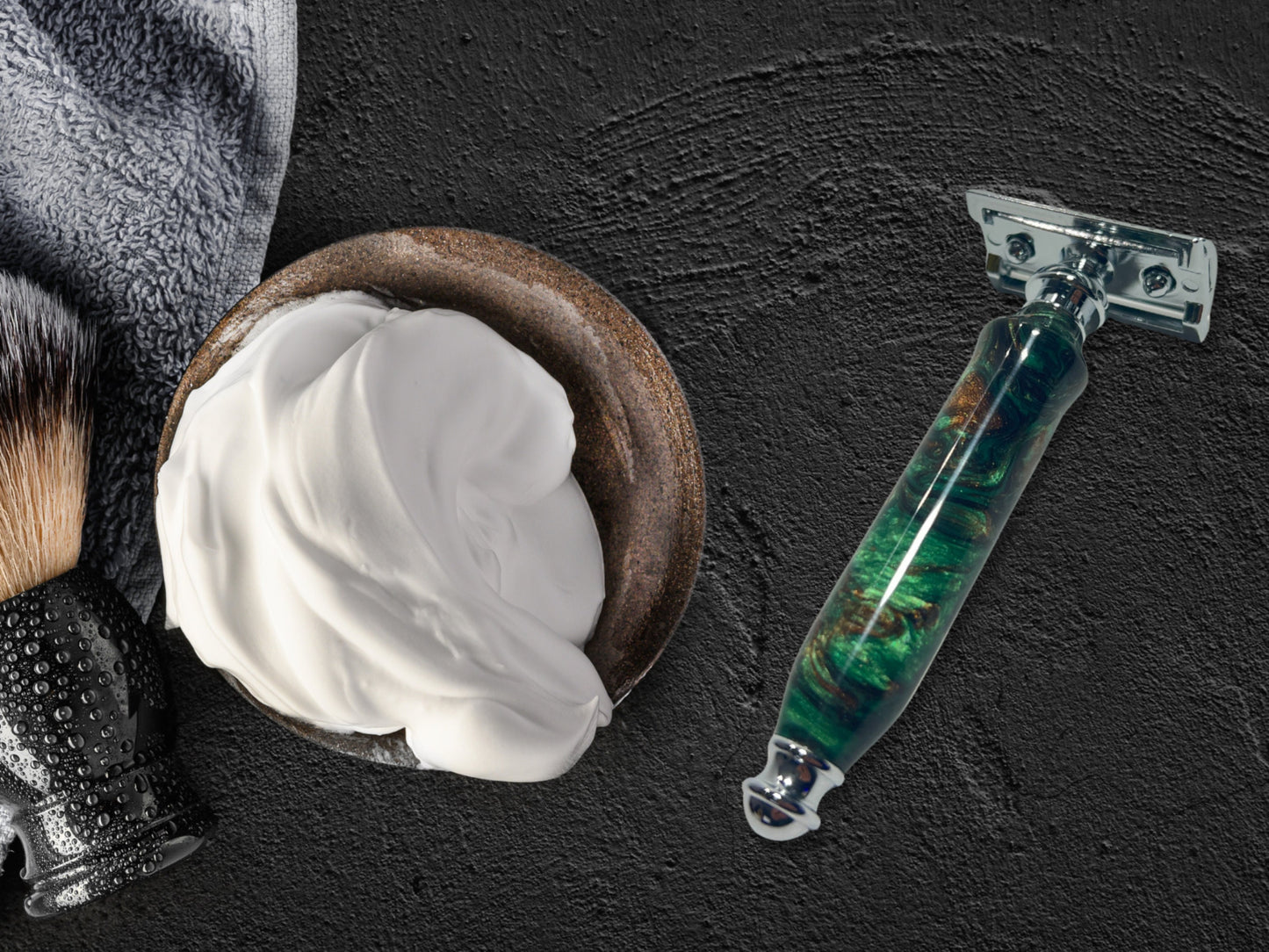 Mossy Stone Safety Razor
