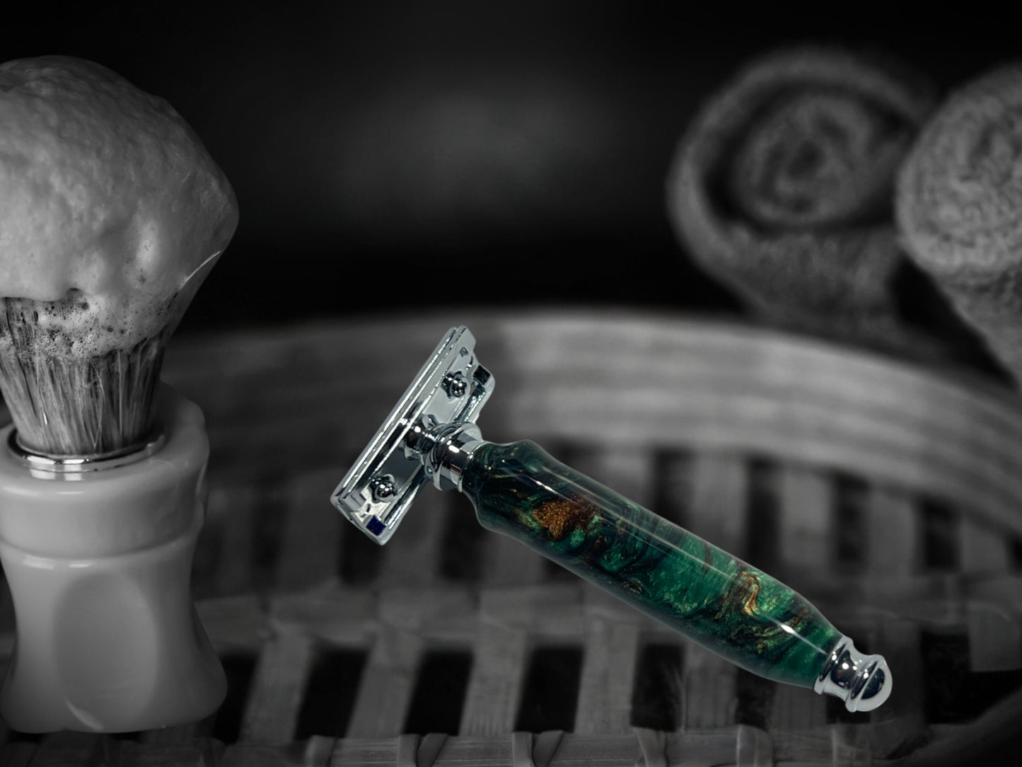 Mossy Stone Safety Razor