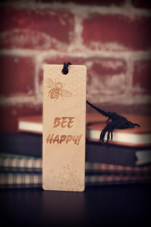 Bee Happy Bookmark