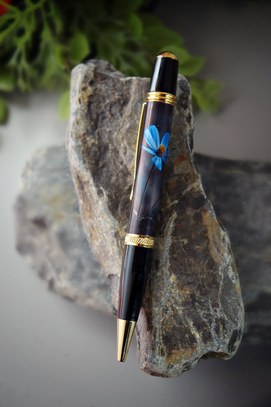 Blue Flower Twist